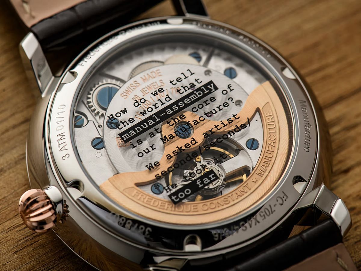 Frederique Constant x seconde/seconde/ Limited edition (Image via Frederique Constant)