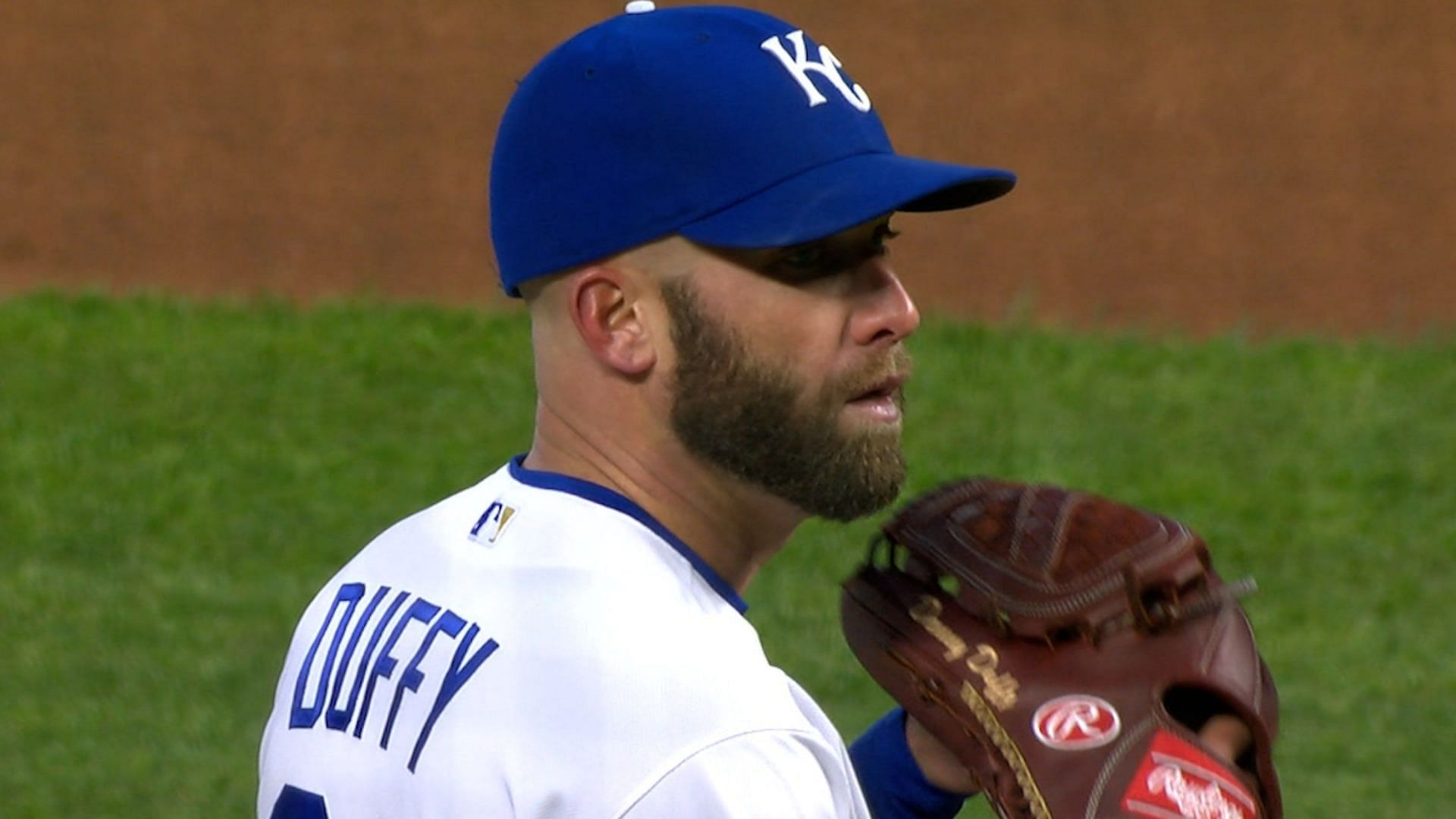 Danny Duffy reached the career milestone of 1,000 strikeouts with the Kansas City Royals