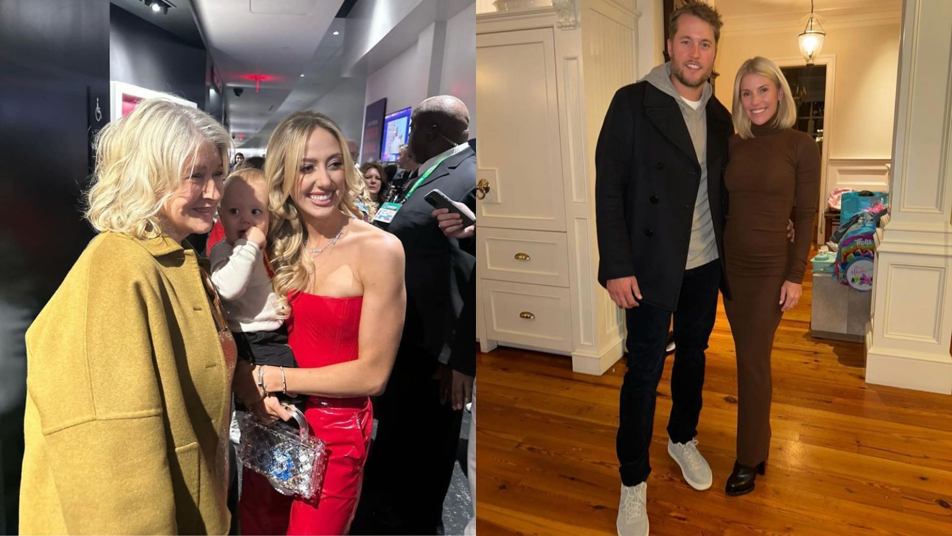 Kelly Stafford loved the meet-up between Martha Stewart and Brittany Mahomes. 