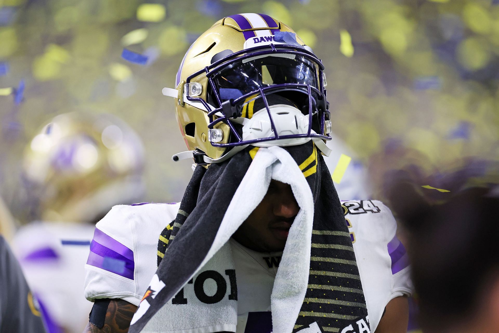 Michael Penix Jr. of the Washington Huskies. (Photo by Stacy Revere/Getty Images)