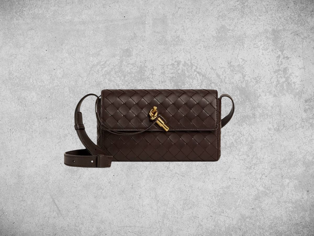 The Mini Andiamo women&#039;s mini brown bag (Image via Bottega Veneta)