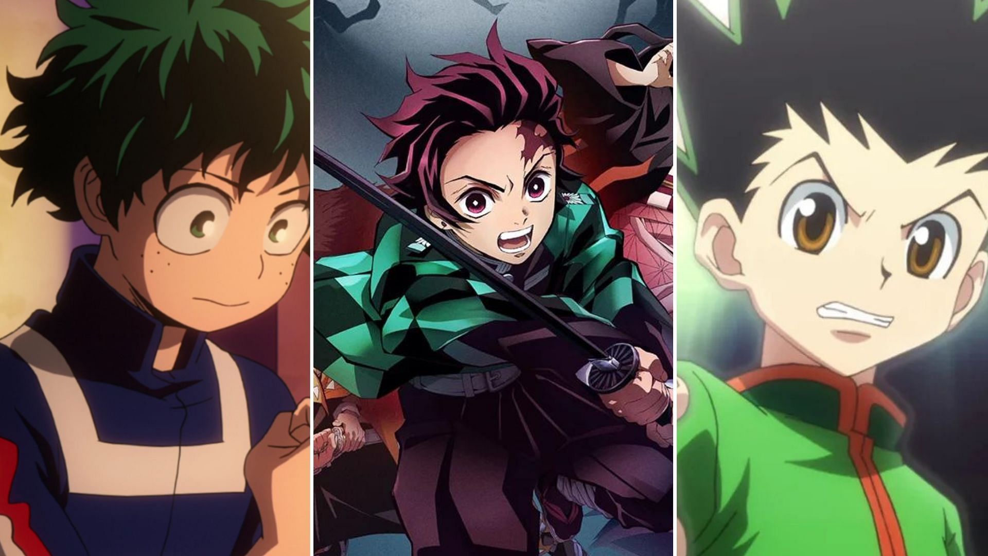 My Hero Academia, Demon Slayer, Hunter x Hunter 