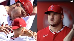 "Leg kick crazy" - Mike Trout shares adorable moment of son Beckham showing off his baseball skills