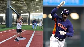 In Photos: Astros star Yordan Alvarez’s wife Monica offers peek into kids Mia and Jordan fun day out during Spring Training