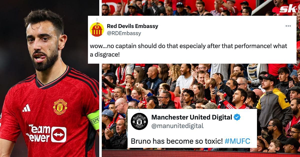 Fans feel Bruno Fernandes should be &lsquo;ashamed&rsquo; as clip after Manchester United loss to Fulham goes viral