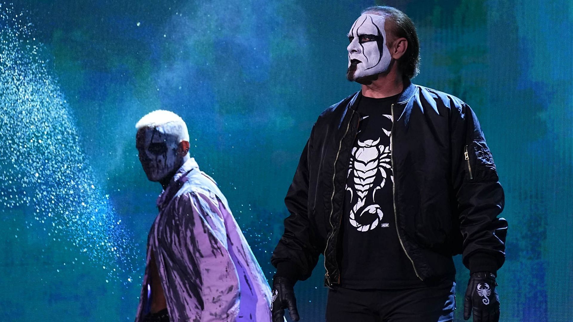 Sting and his protege, Darby Allin (image credit: All Elite Wrestling)