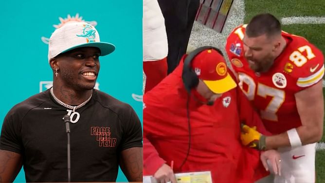 Tyreek Hill accuses NFL aggregator of race-baiting in debate around Travis Kelce shoving, screaming at Andy Reid