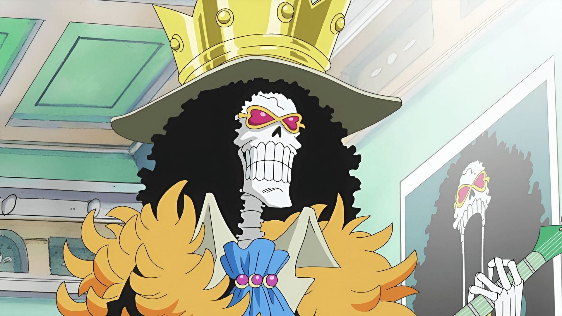 Brook as seen in the anime (Image via Toei Animation)