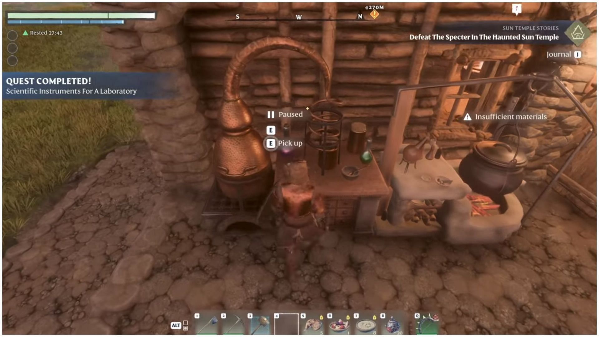 The ultimate progression of tool and equipment building in Enshrouded (Image via YouTube/ Sutr Plays)
