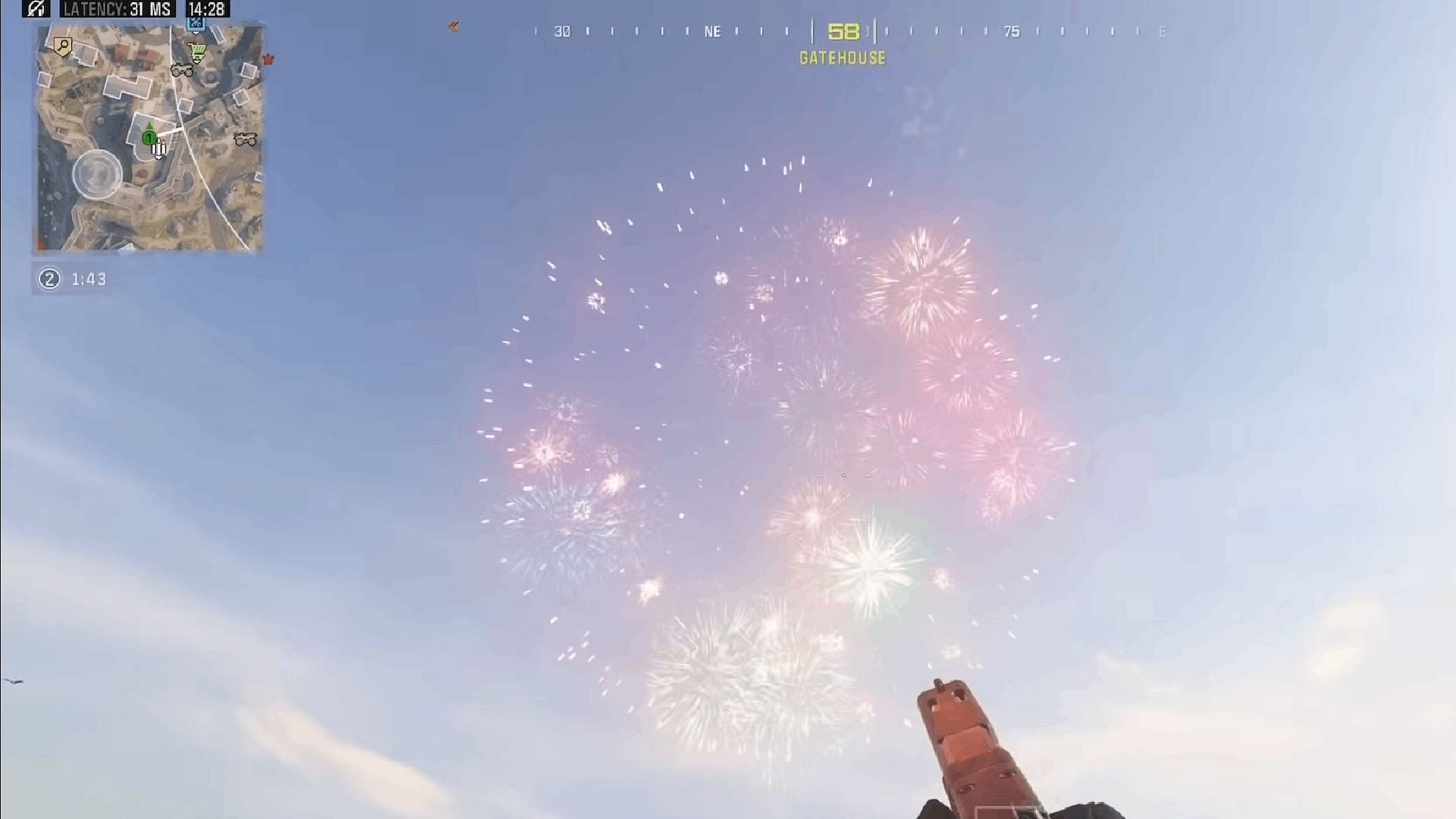 Fireworks above the Keep (Image via YouTube/Geeky Pastimes)