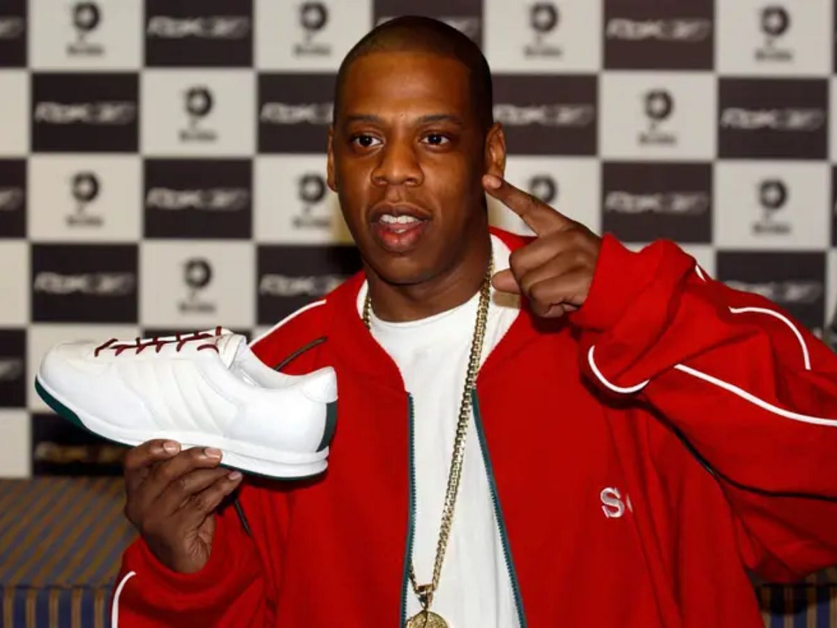 Jay-Z&#039;s Reebok S. Carter sneakers (Image via Instagram/@nicekicksandnicekicksvault)