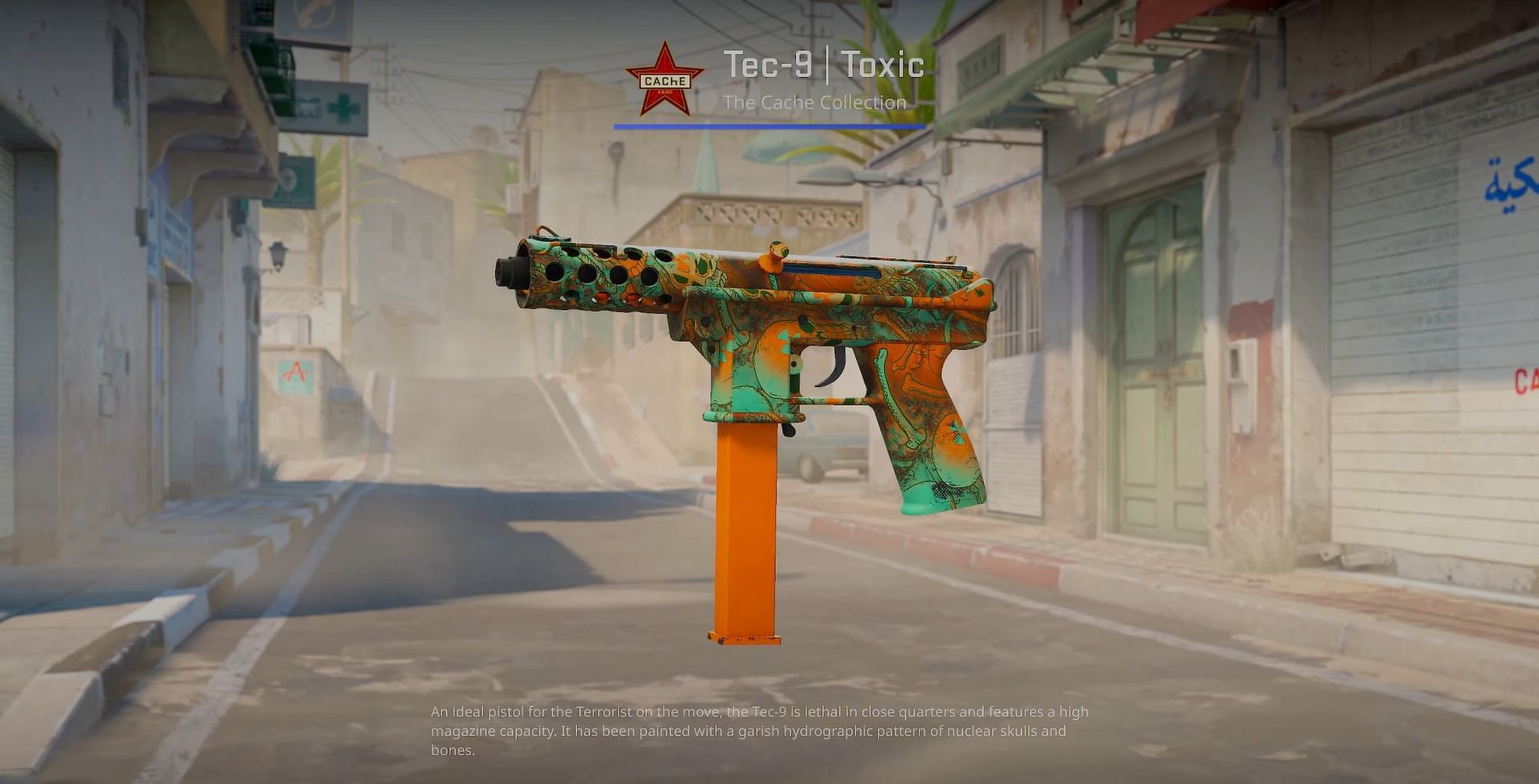 Tec-9 Toxic (Image via YouTube/covernant)