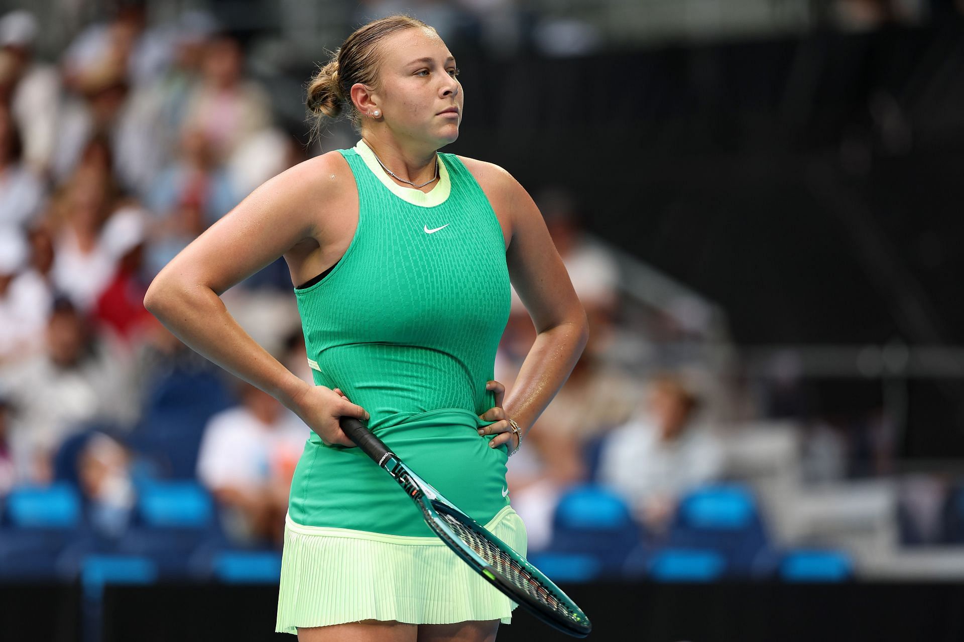 Amanda Anisimova at the 2024 Australian Open.