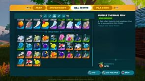 How to catch Purple Thermal Fish in LEGO Fortnite