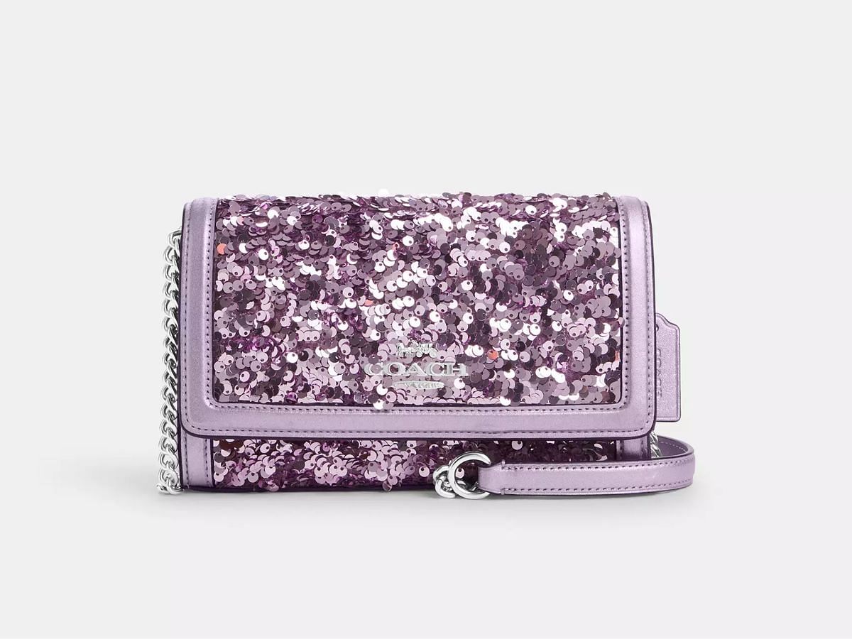 The Flap clutch bag (Image via Coach)