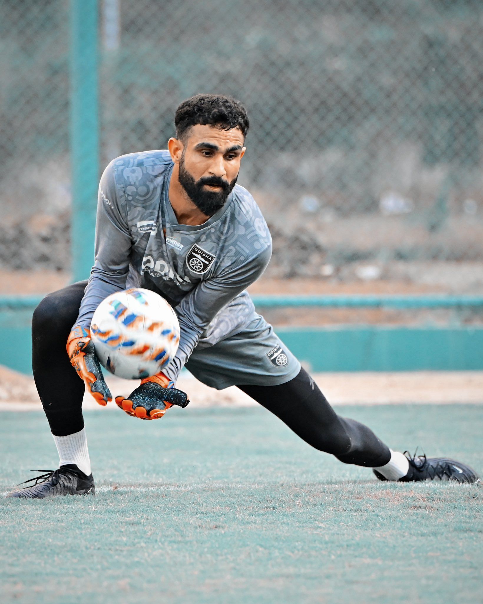 Amrinder Singh clicked while training with Odisha FC. (OFC)