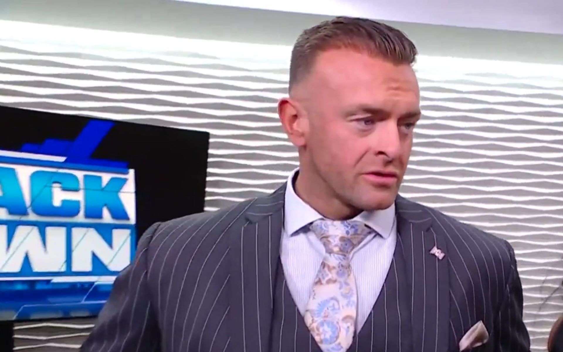 SmackDown GM Nick Aldis (Pic courtesy WWE on X/Twitter)