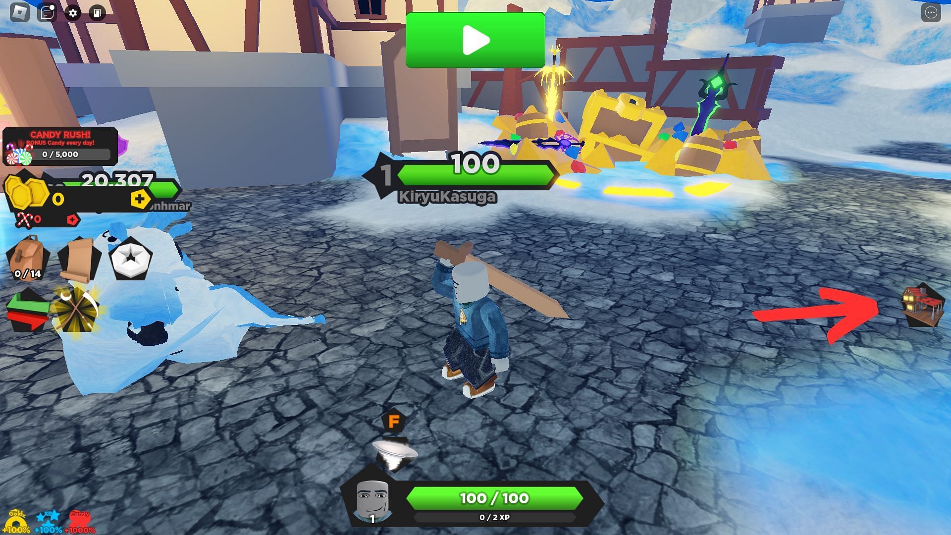 How to redeem codes for Treasure Quest (Image via Roblox and Sportskeeda)