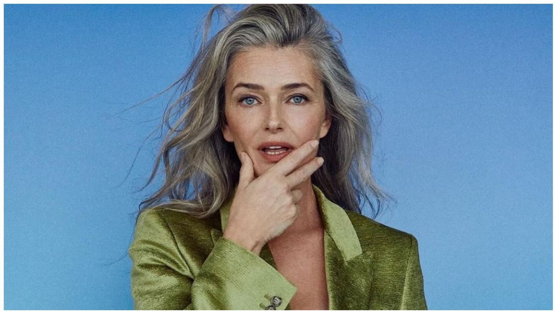 Paulina Porizkova had hip replacement surgery. (Image via Instagram/ @paulinaporizkov)