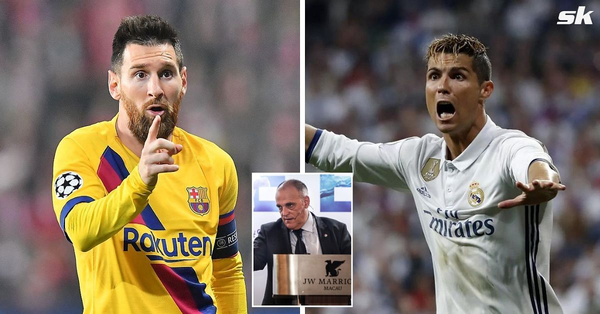 La Liga president Javier Tebas claims the departure of Messi and Ronaldo did not affect La Liga