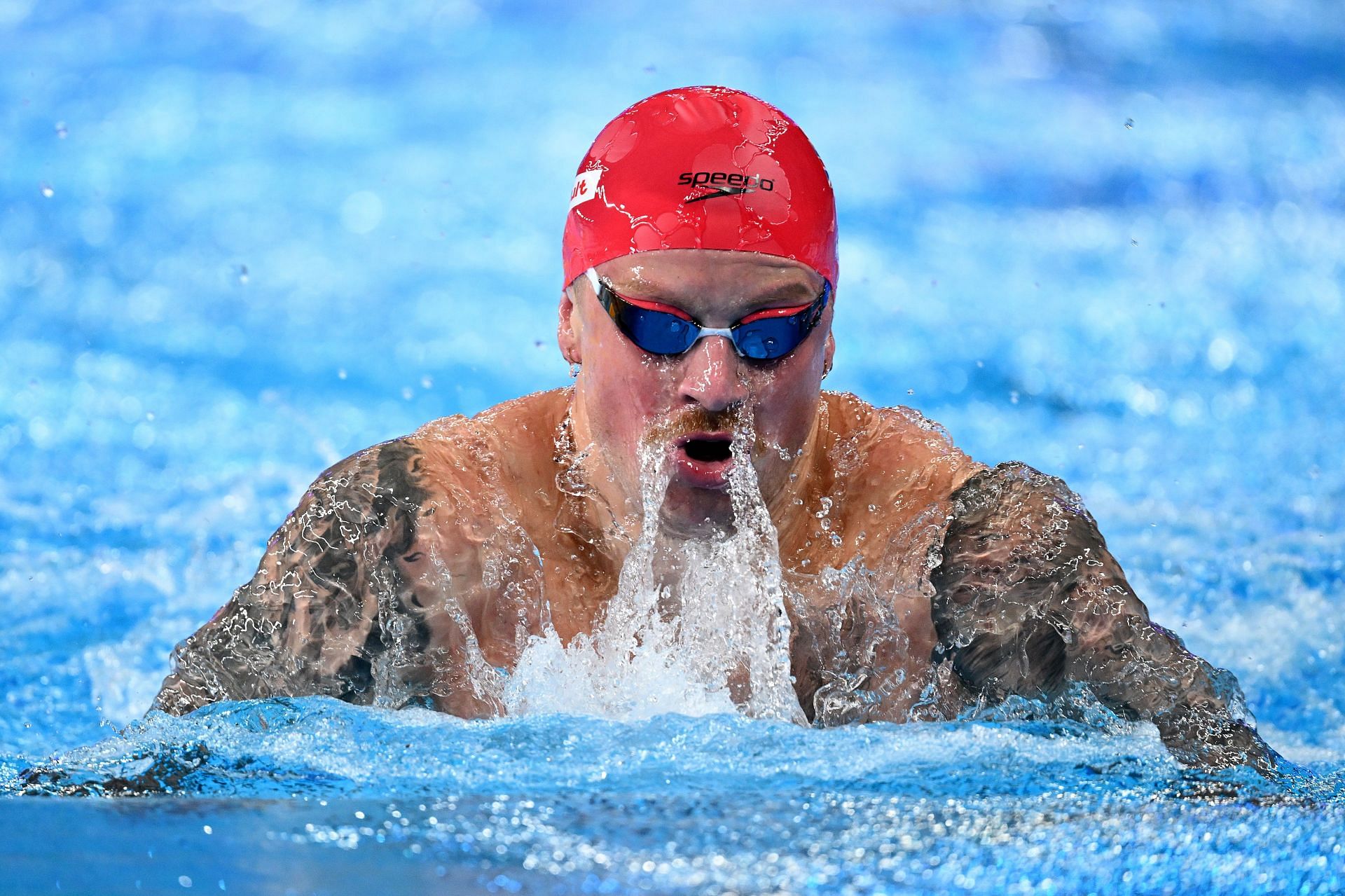 Adam Peaty has qualified for the Men&#039;s 100m Breaststroke final at the World Aquatics Championships 2024. (Photo by Quinn Rooney/Getty Images)
