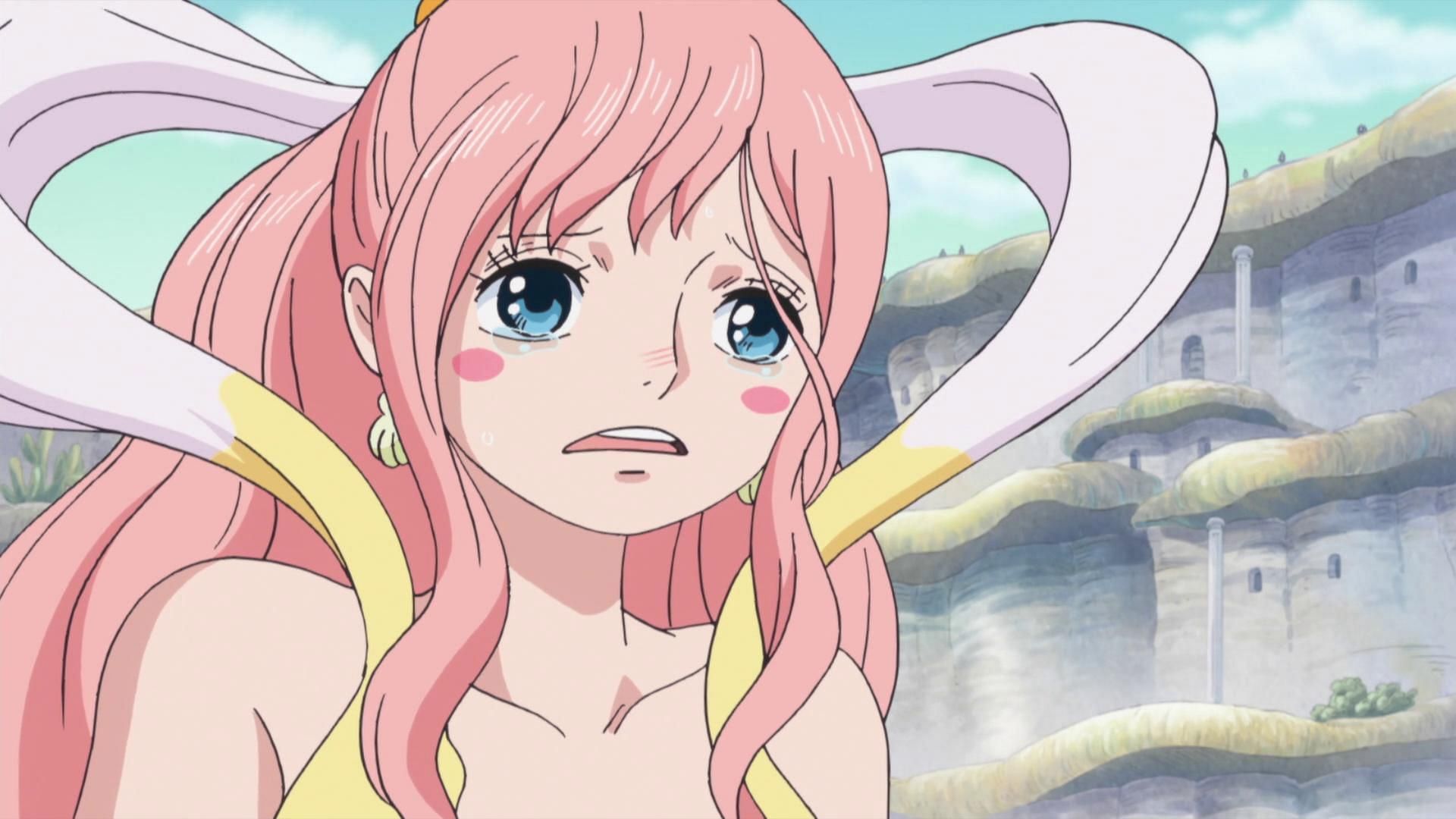 Shirahoshi as seen in the One Piece anime (Image via Toei Animation)