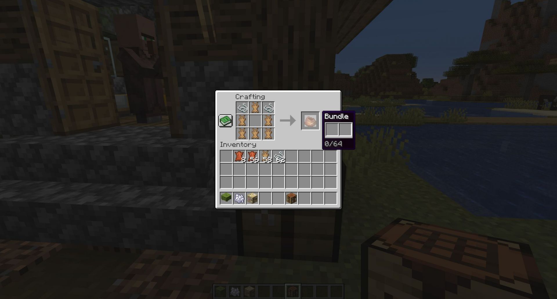 Le bundle n'est accessible que dans la version expérimentale de Java (Image via Mojang)