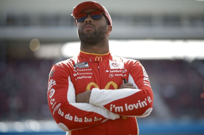 Bubba Wallace's 2024 Daytona 500 paint scheme leaked as Toyota cars get snapped at the tri-oval