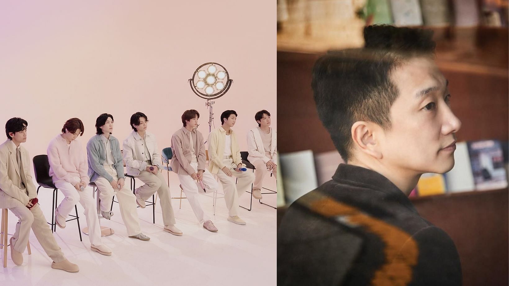 Beyond The Story translator discusses why he believes no other K-pop group compares in success. (Images via X/@bts_bighit &amp; Instagram/@antonhur)