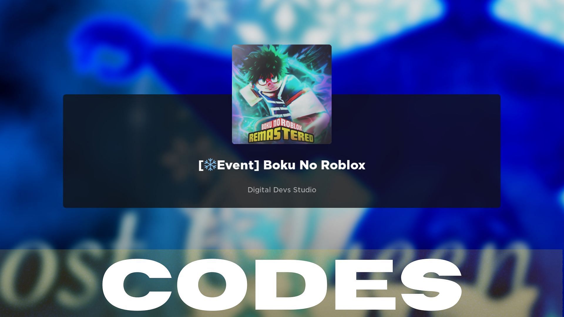 Boku no Roblox Codes