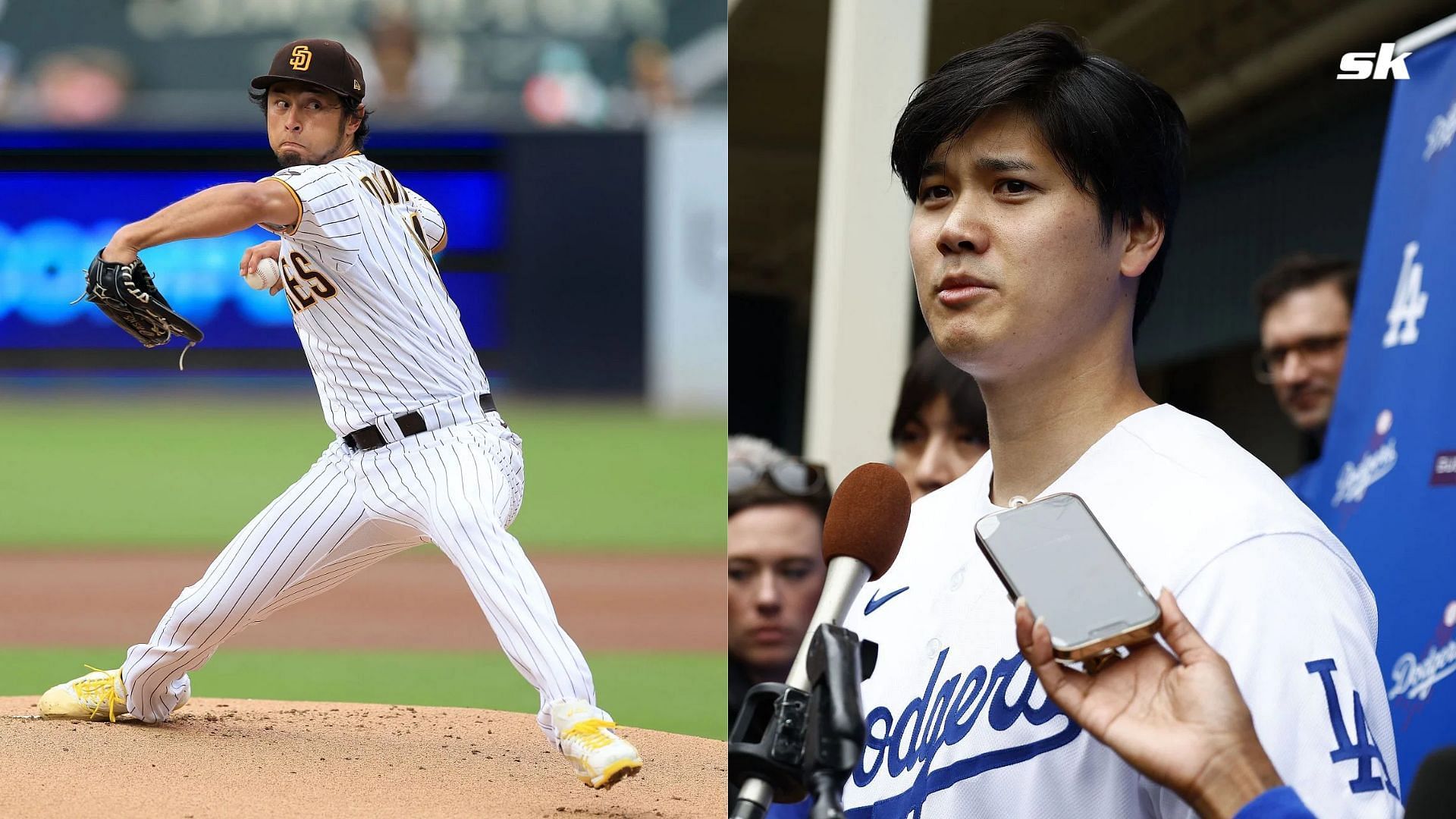 San Diego Padres Pitcher Yu Darvish &amp; Los Angeles Dodgers DH Shohei Ohtani