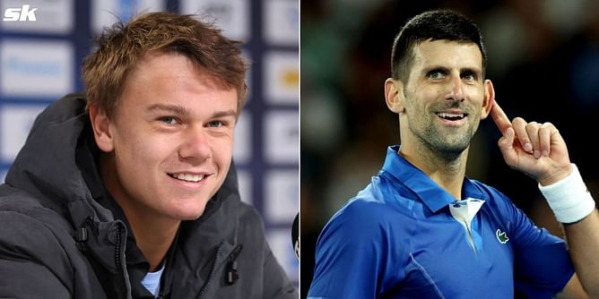 "I love Novak Djokovic because he has amazing returns" - Holger Rune shares hilarious Valentine's Day message for Serb