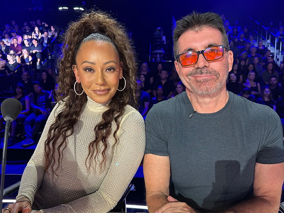 Mel B. and Simon Cowell from America