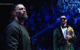 Partial Shield reunion as Roman Reigns crashes Seth Rollins' promo; enormous confrontation