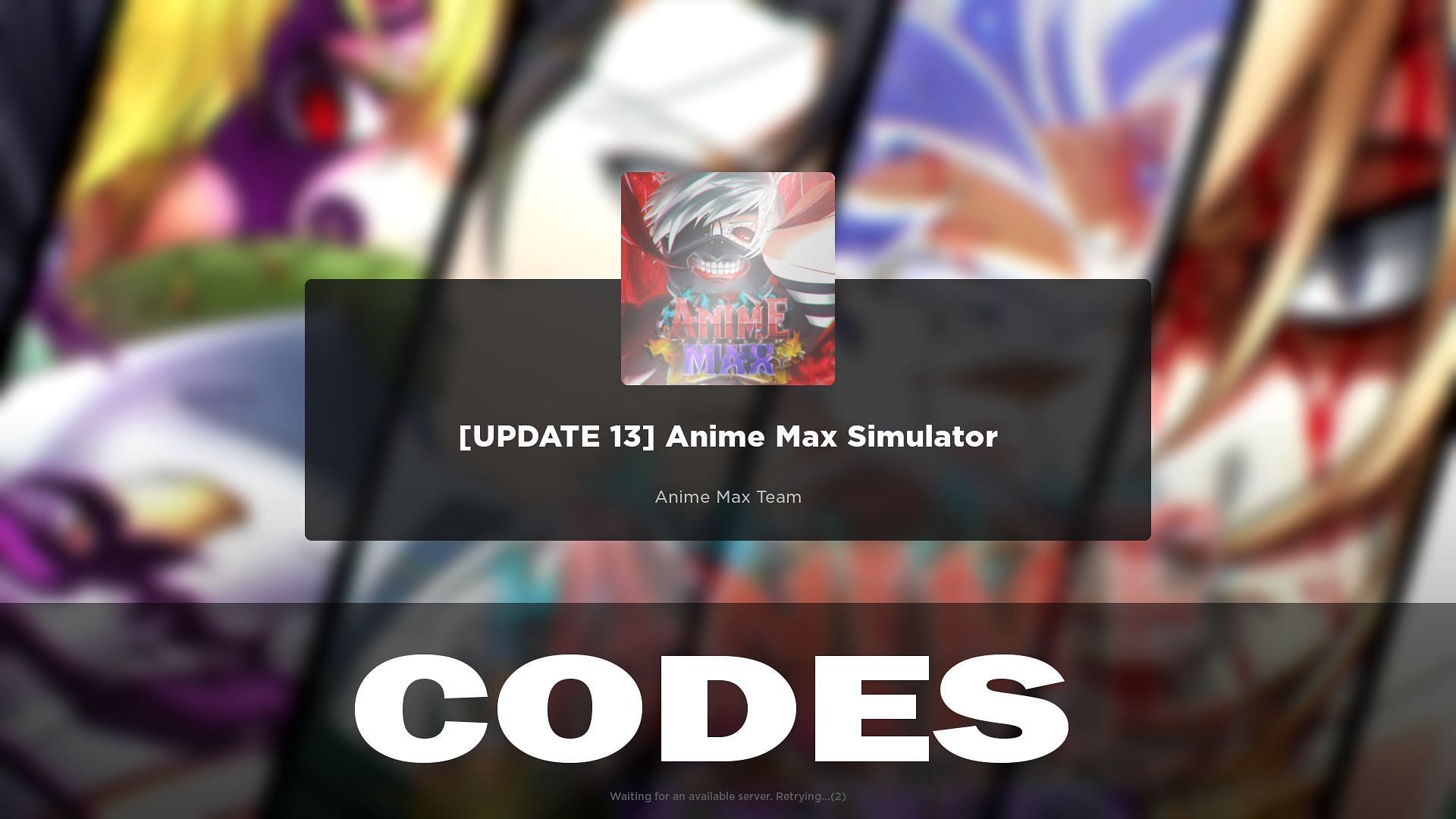 Anime Max Simulator codes