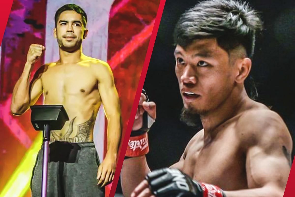 Danial Williams (L) said he is a fan of the explosive game of upcoming opponent Lito Adiwang (R). -- Photo by ONE Championship