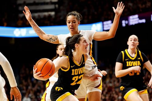 Caitlin Clark finished with a triple-double in Iowa's win against Minnesota.