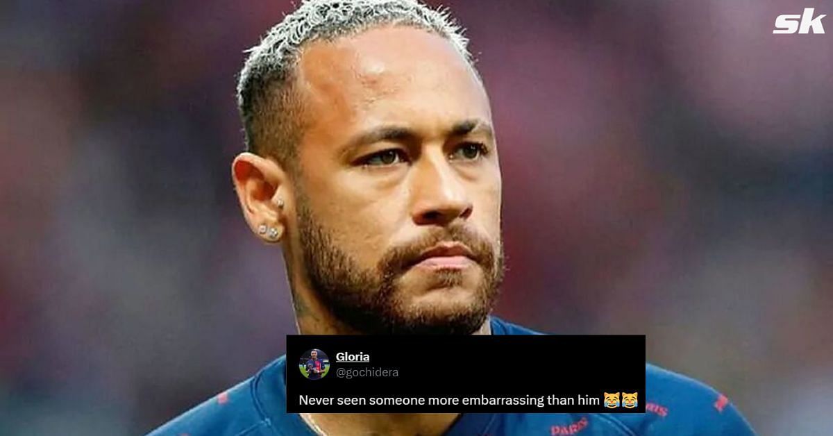 Fans took to Twitter to mock Neymar.