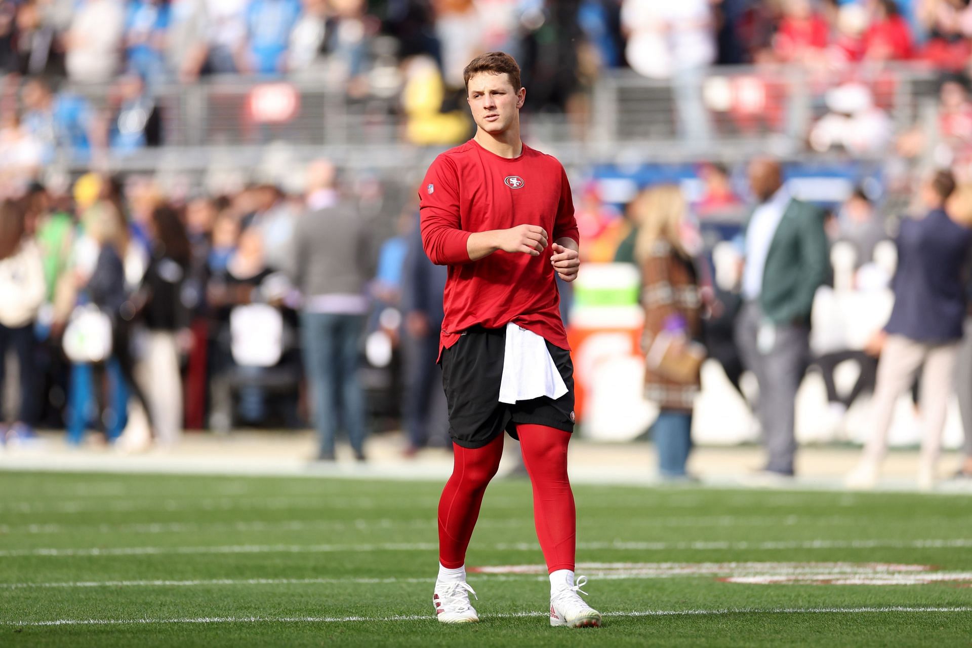 Brock Purdy at NFC Championship - Detroit Lions v San Francisco 49ers