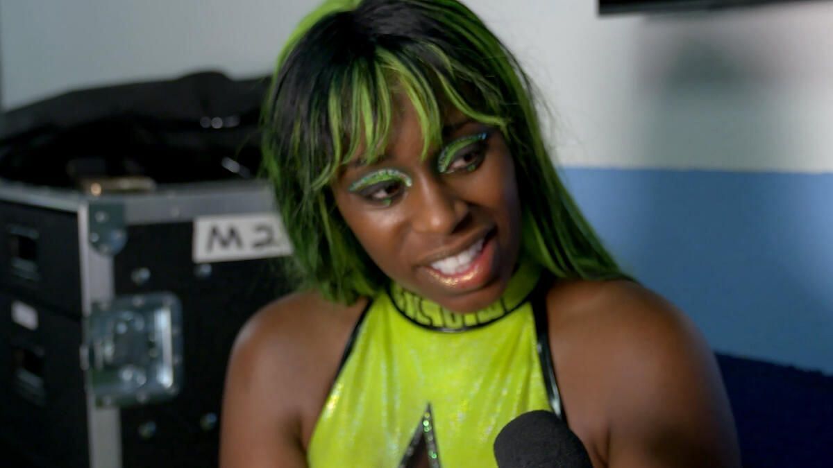 Naomi, real name Trinity Fatu, is back in WWE