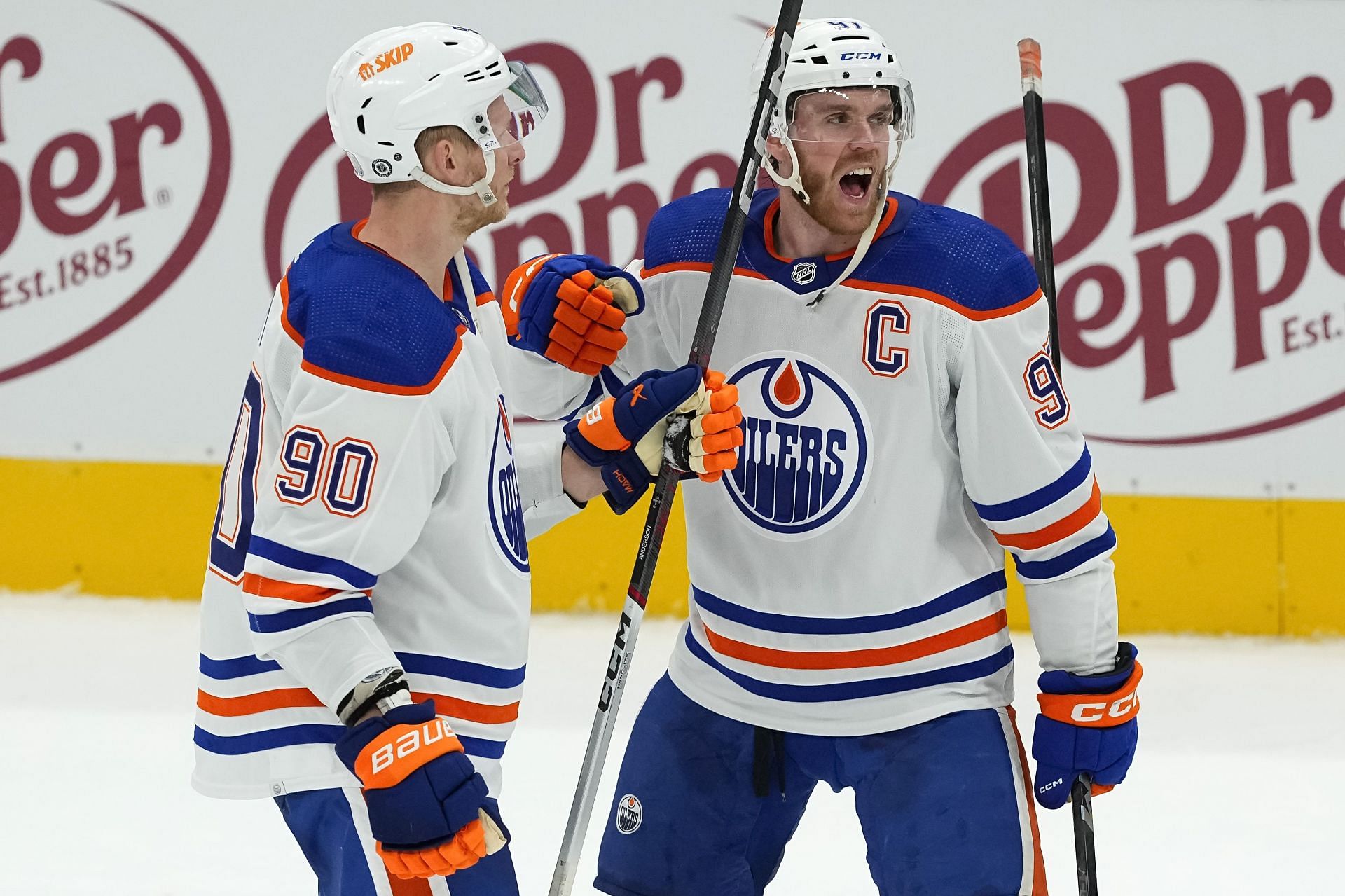 Corey Perry and Connor McDavid, Edmonton Oilers