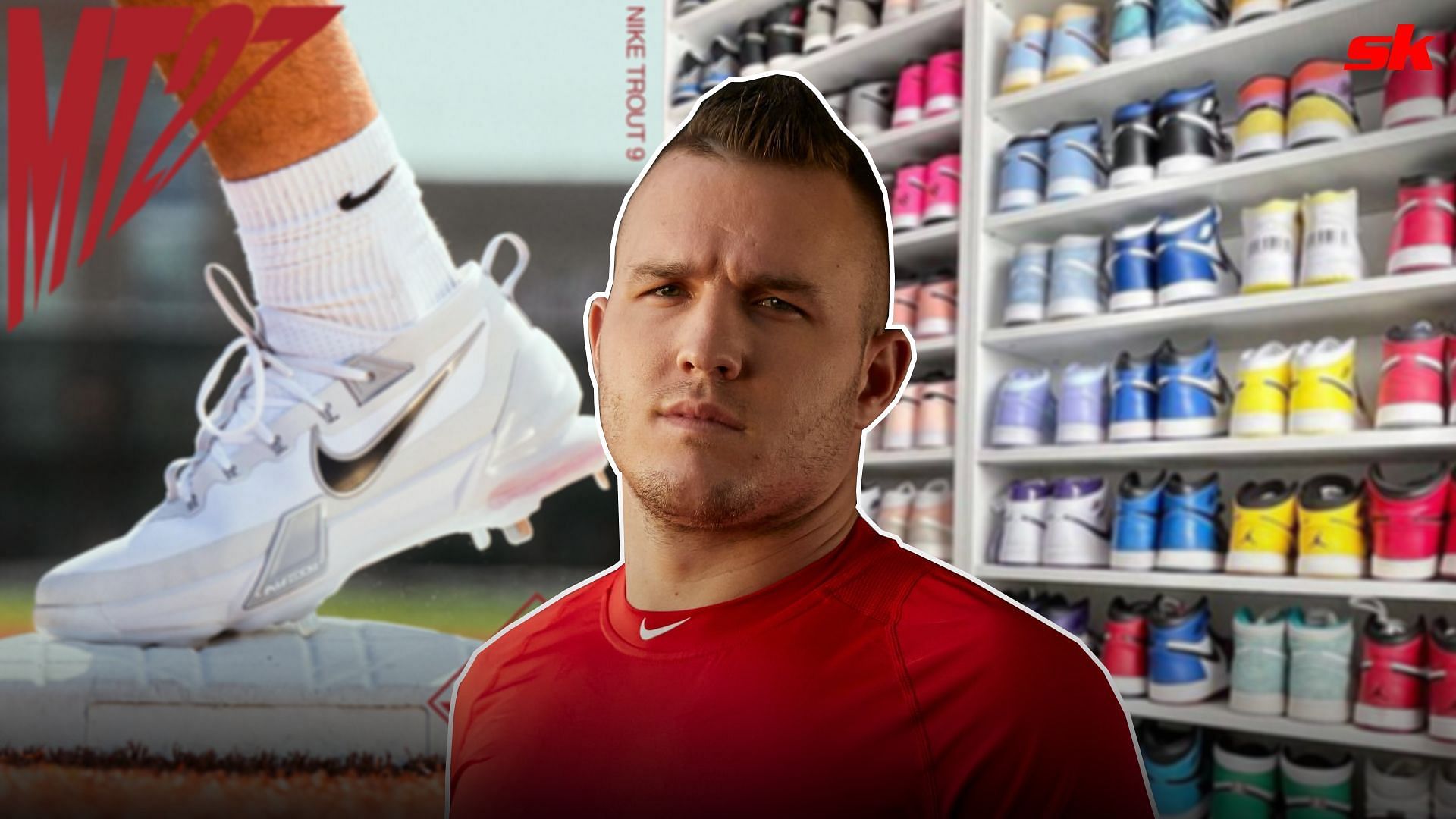 Angels star Mike Trout has long relied on Nike cleats