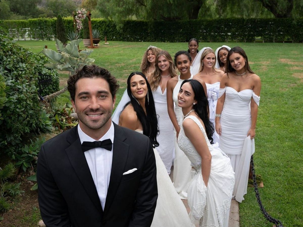Joey Graziadei and the contestants on The Bachelor season 28 (Image via Instagram/@bachelorabc)