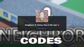 Neighbors codes (September 2025)