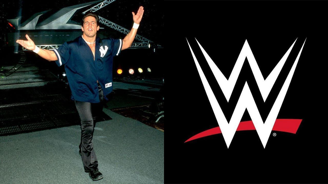 Disco Inferno (left) and WWE logo (right)