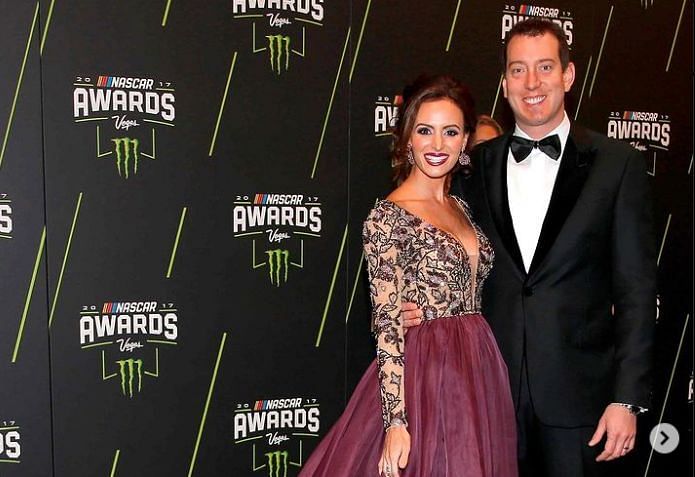 Samantha and Kyle Busch