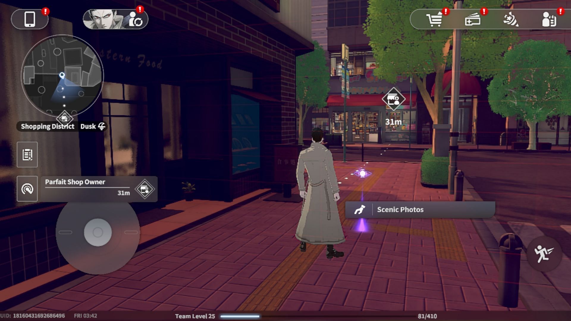 An in-game screenshot of the fourth scenic photo location in City Z (Image via Perfect World)