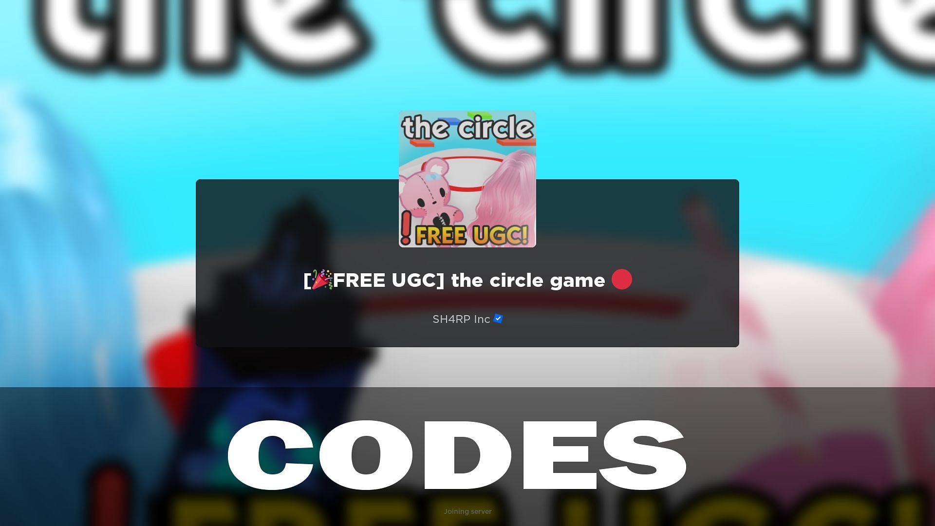 The Circle Game codes