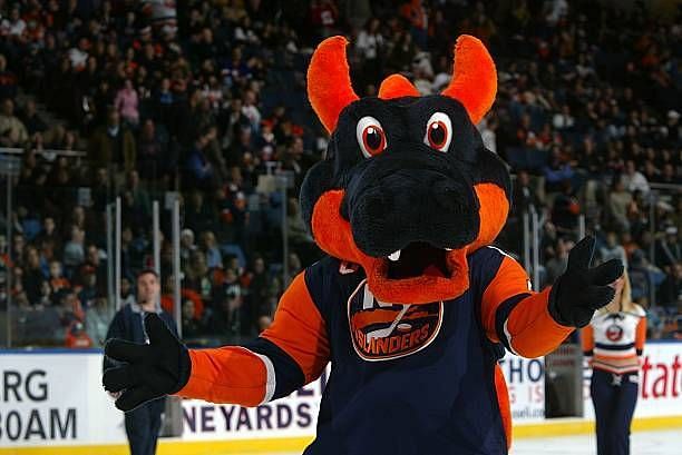 Who is the New York Islanders mascot Sparky The Dragon?