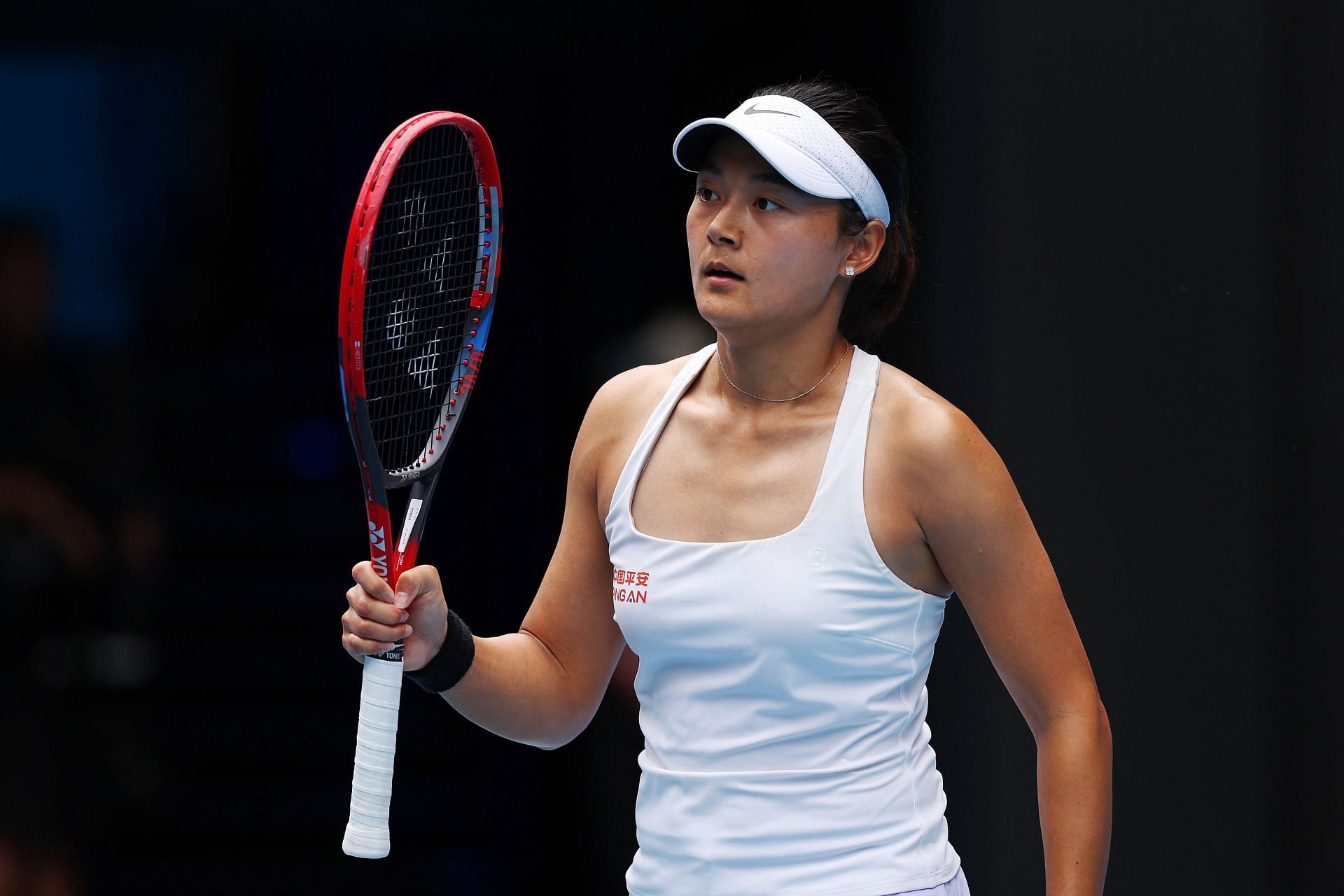 Wang Yafan at the 2024 Australian Open - Getty Images